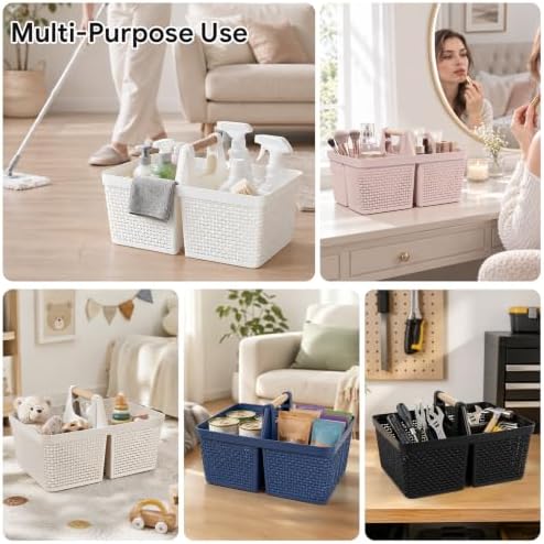 UUJOLY Portable Plastic Shower Caddy Basket - Image 6