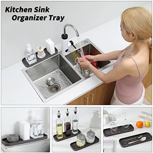 MicoYang Silicone Kitchen Sink Organizer Tray - Image 3