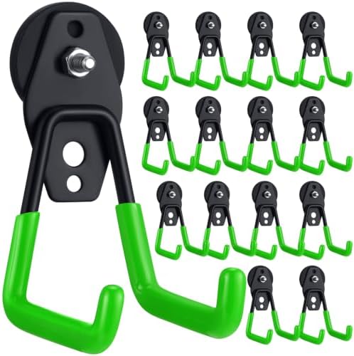 Landhoow 18 Pcs Large Magnetic Hooks Heavy Duty Garage Magnet Hooks Strong by Landhoow