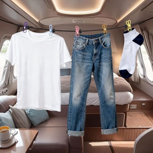 Magnetic Clothesline for Cruise Ship Cabin, Travel Clothesline - Image 6