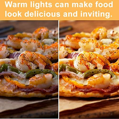 3-Tier Food Warmer Countertop Pizza Warmers, 35-inch Display Commercial Pastry Patty Warmer w/ 3D Heating with LED Lighting Case for Buffet Restaurant Heater Food Service, L35 x W19 x H25