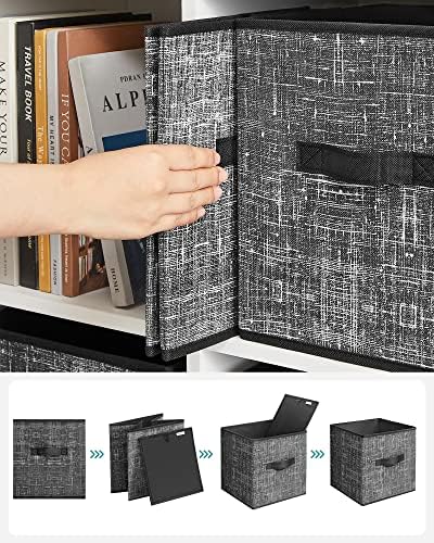 SONGMICS Storage Cubes, 11-Inch Foldable Closet Organizers - Image 6