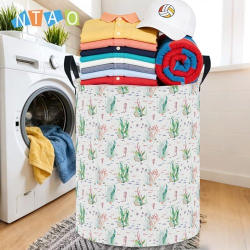 NTAOHAMPER Underwater World Large Laundry Hamper, Laundry Basket, Baby Nursery - Image 6