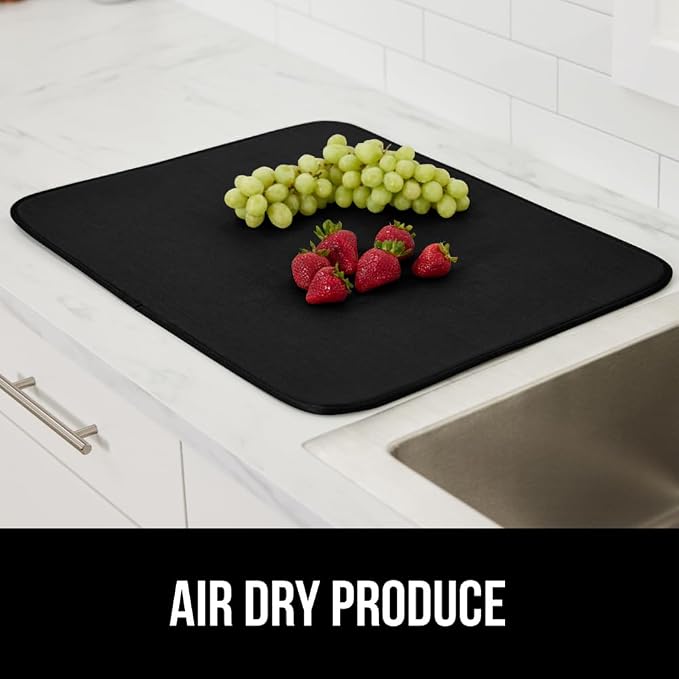 GORILLA GRIP Ultra Water Absorbent Microfiber Dish Drying Mat, 18x24 2 PK - Image 9