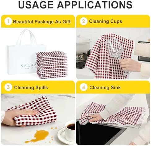 SALAS Cotton Dish Towels Cloths - Image 5