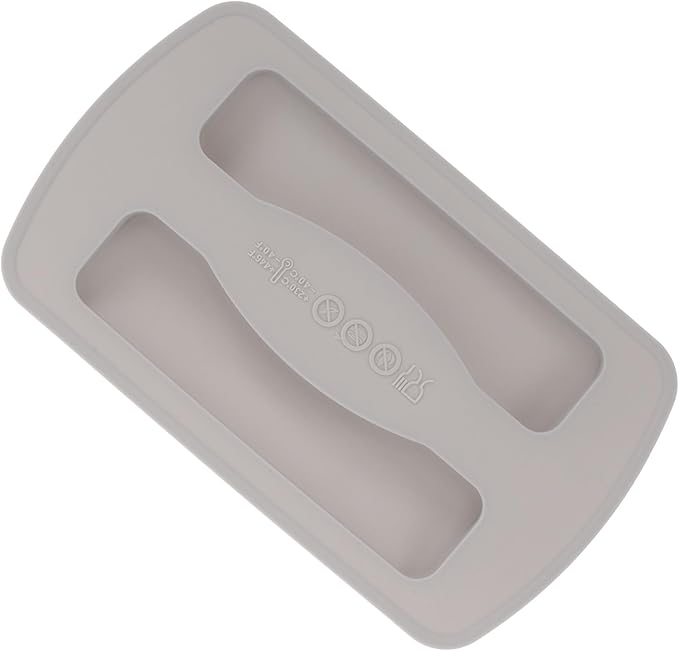 Toaster Lid Cover Replacement Silicone Breakfast 2 Slices Bread Machine Cover Electric Toaster Upper for Machine Part Accessories(grey)