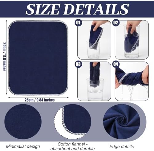36 Pack Reusable Paper Towels Roll Cleaning Cloth - Image 5