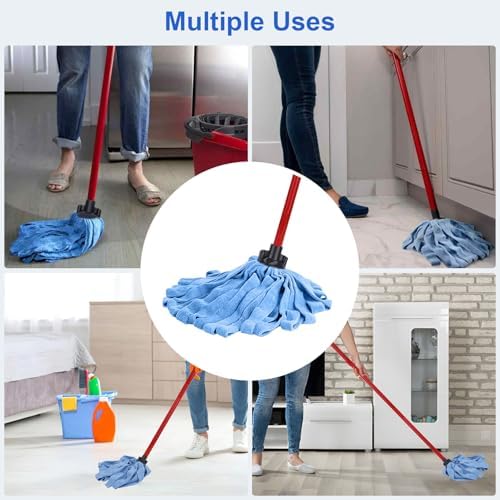 Microfiber Mop Cloth Heads Replacements: One Mop Handle - Image 6