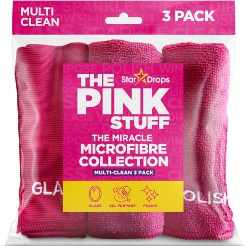 Stardrops – The Pink Stuff – Miracle Microfibre Cloth Collection by ThePinkStuff