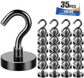 MIKEDE Black Magnetic Hooks 30Lbs Heavy Duty Magnets by MIKEDE