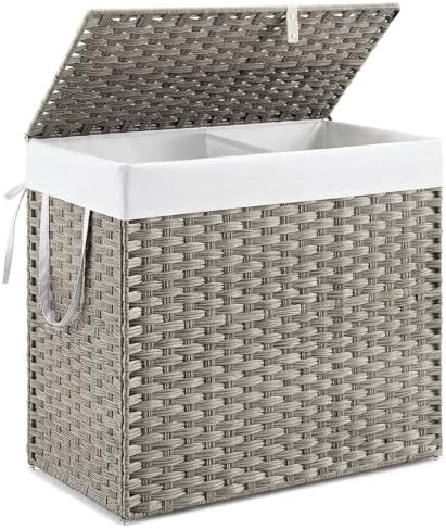 DUMOS Wicker Laundry Basket by DumosLifestyle