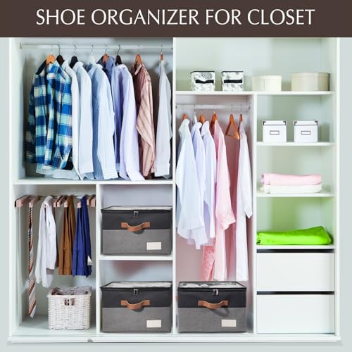 2 Pack Shoe Organizer for Closet - Image 5