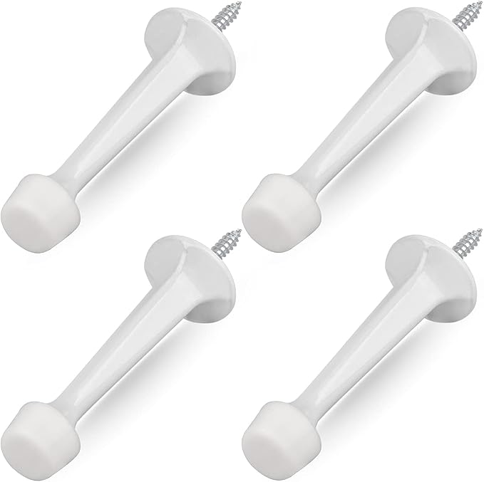 HOMOTEK 4 Pack Heavy Duty Solid Rigid Door Stop by HOMOTEK