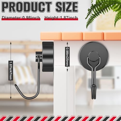 FINDMAG 60LBS Magnetic Hooks, Heavy Duty Hooks - Image 6