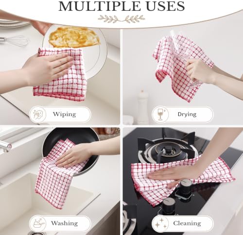 Homaxy 8 Pack Terry Kitchen Dish Cloths - Image 5