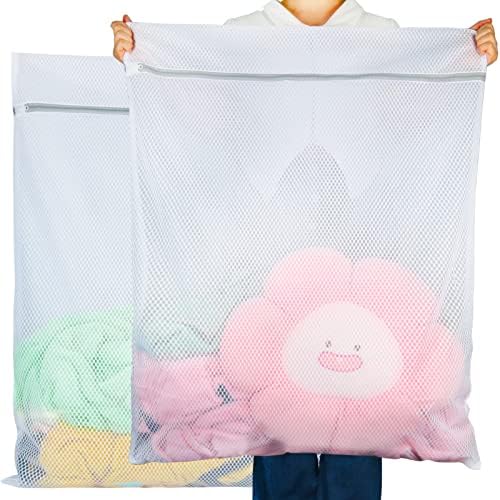 Vivifying Extra Large Mesh Laundry Bag, 2 Pack XXL Oversize Honeycomb Mesh Wash by Vivifying