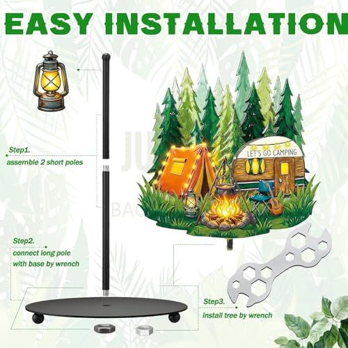 Chunful Camping Paper Towel Holder Let's Go Camping Kitchen Bathroom Decor Vbs - Image 5