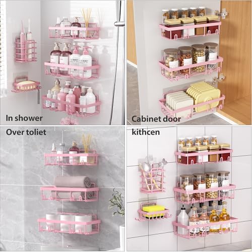 Liuoud 10 Pack Shower Caddy for Inside Shower - Image 3