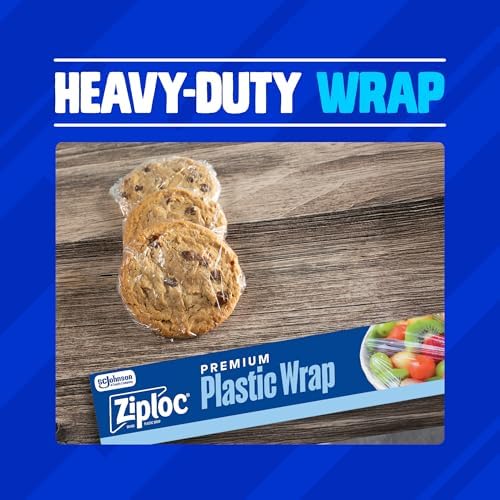 Ziploc Wrap, From Makers of Saran Wrap, Food Storage, Protects Food, Easy - Image 6