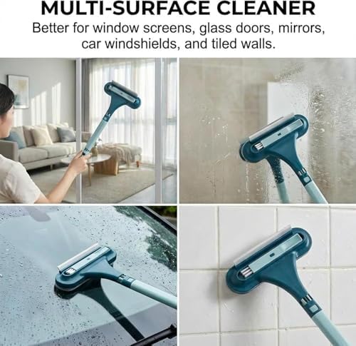 3-in-1 Window Screen Cleaning Brush, Extendable Mesh Screen Cleaner - Image 6