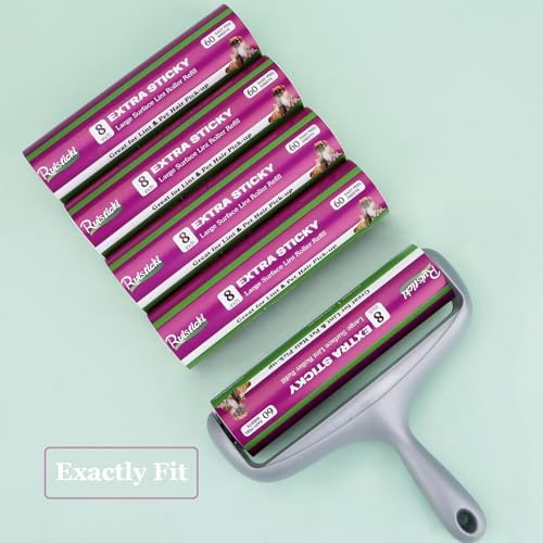 8 inch Lint Roller Refill for Scotch-Brite Pet Extra Sticky Large Surface - Image 2