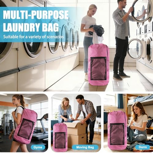 Laundry Bag Backpack, Olosar 2PCS Extra Large Travel Laundry Bag - Image 7