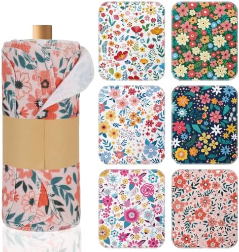 IANFEPH 36 Pack Reusable Paper Towels Roll, Washable Paperless Cotton Cloth by IANFEPH