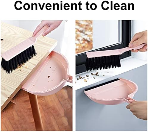 Small Mini Broom & Pink Dustpan Set - Image 3