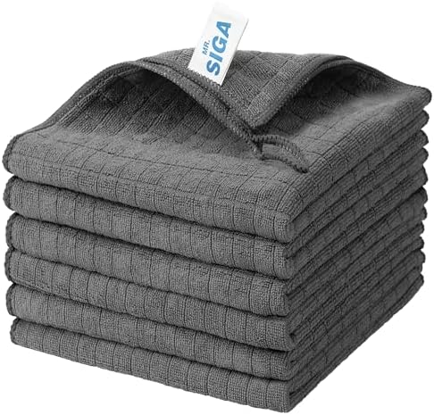 MR.SIGA Microfiber Cleaning Cloths, All Purpose Cleaning Towels by MRSIGA