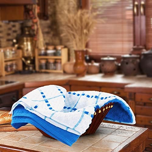 Utopia Towels Kitchen Towels 12 Pack 15x25 Inch Ring Spun Cotton Blue - Image 5