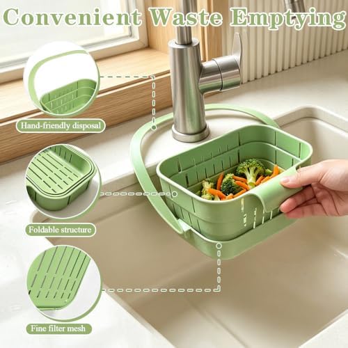 Foldable Hanging Sink Drain Basket, Hanging Sink Basket - Image 5
