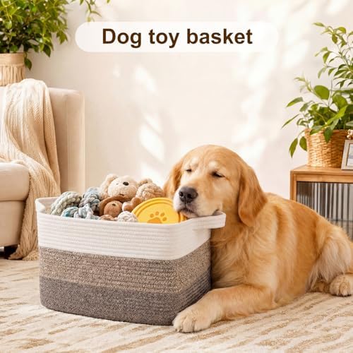OIAHOMY Cotton Rope Storage Baskets - Image 4