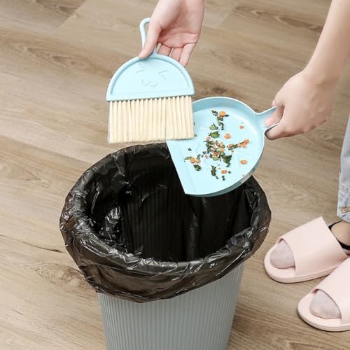 TAORANJU Small Broom and Dustpan Set, Portable Mini Dustpan and Brush Set - Image 5