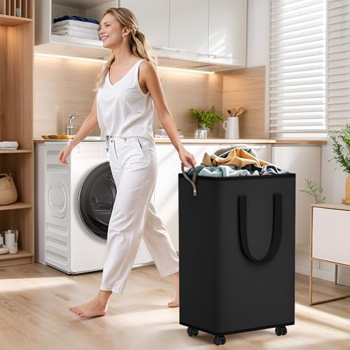 SpaceTrove Rolling Laundry Basket - Image 6