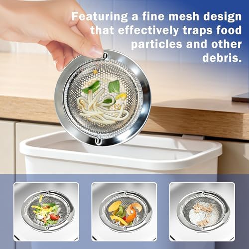 4 Pack Kitchen Sink Drain Strainer - Image 7