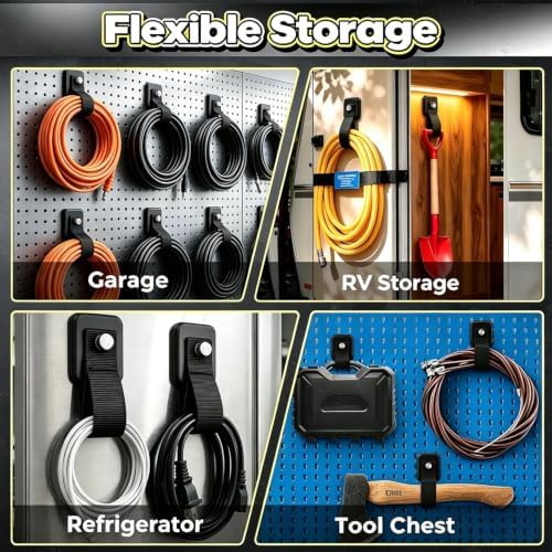 4 Pack Magnetic Hooks with Straps - Image 5