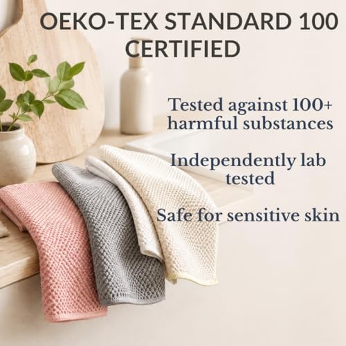 Solyra Non-Toxic Microfiber Kitchen Cleaning Cloths, 6 Pack, 12 x 12 in - Image 5