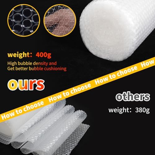 Bubble Cushioning Wrap 2 Pack 12 Inch x 72 ft Total Bubble Wrap - Image 3