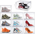 1 Pack Acrylic Shoe Boxes for Flat, Loafer & Small Space, Fits Size 12.5 by Unknown