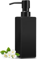 GMISUN Black Soap Dispenser Bathroom, Glass Hand Soap Dispenser by GMISUN
