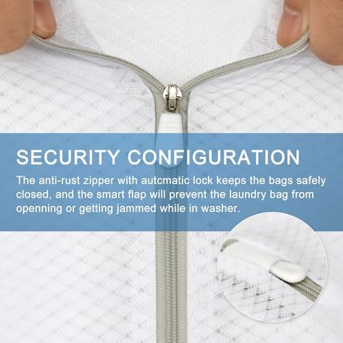 Muchfun 2Pcs Durable Diamond Mesh Laundry Bags - Image 3