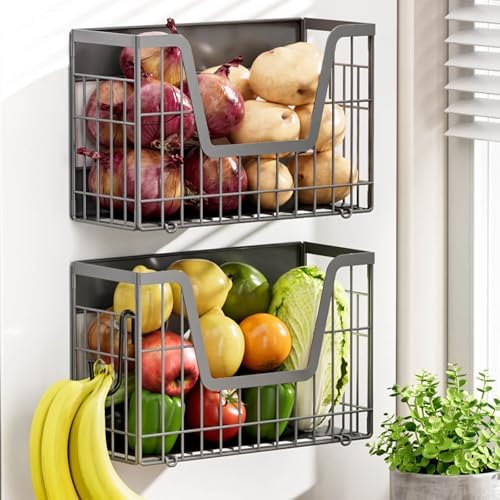 Grey Magnetic Shelf for Fridge by YIWANFW