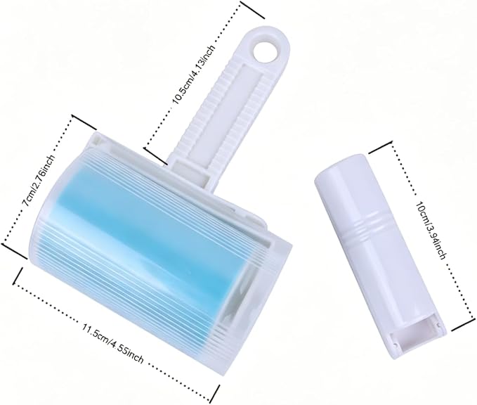Reusable Lint Roller for Pet Hair – Washable Sticky Picker Set, 2-in-1 Portable - Image 5