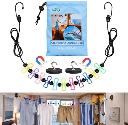 Magnetic Clothesline for Cruise Ship Cabin Approved by Engorgio
