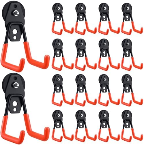 Landhoow 22 Pcs Large Magnetic Hooks Heavy Duty Garage Magnet Hooks Strong by Landhoow