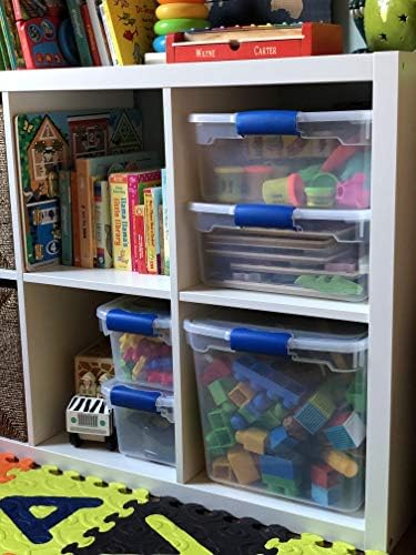 HOMZ Clear Plastic Storage Bins - Image 2