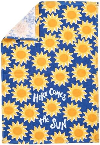 Ritz 4-Piece Kitchen Towel Set, Here Comes the Sun & Le Soleil Sunset Prints - Image 6