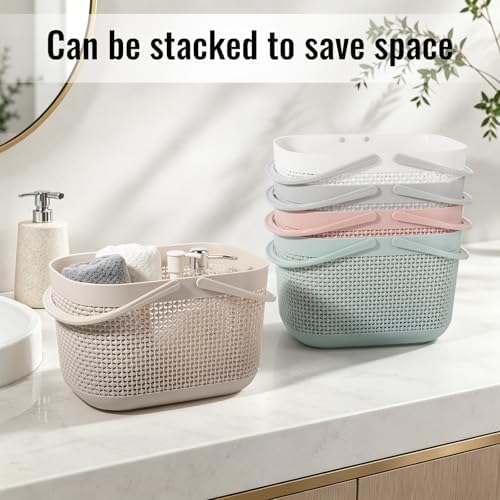 Plastic Portable Shower Caddy Basket, Storage Organizer - Image 6