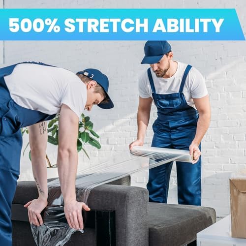 TAPEBEAR Stretch Wrap Film 15" x 760Ft Shrink Wrap Roll Industrial Strength - Image 5
