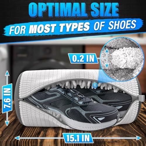 2 Pcs Reusable Shoe Washing Machine Bag, XXL - Image 2